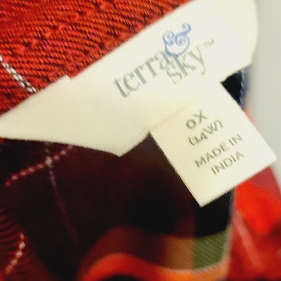 Terra sky button up flannel - Picture 3 of 5